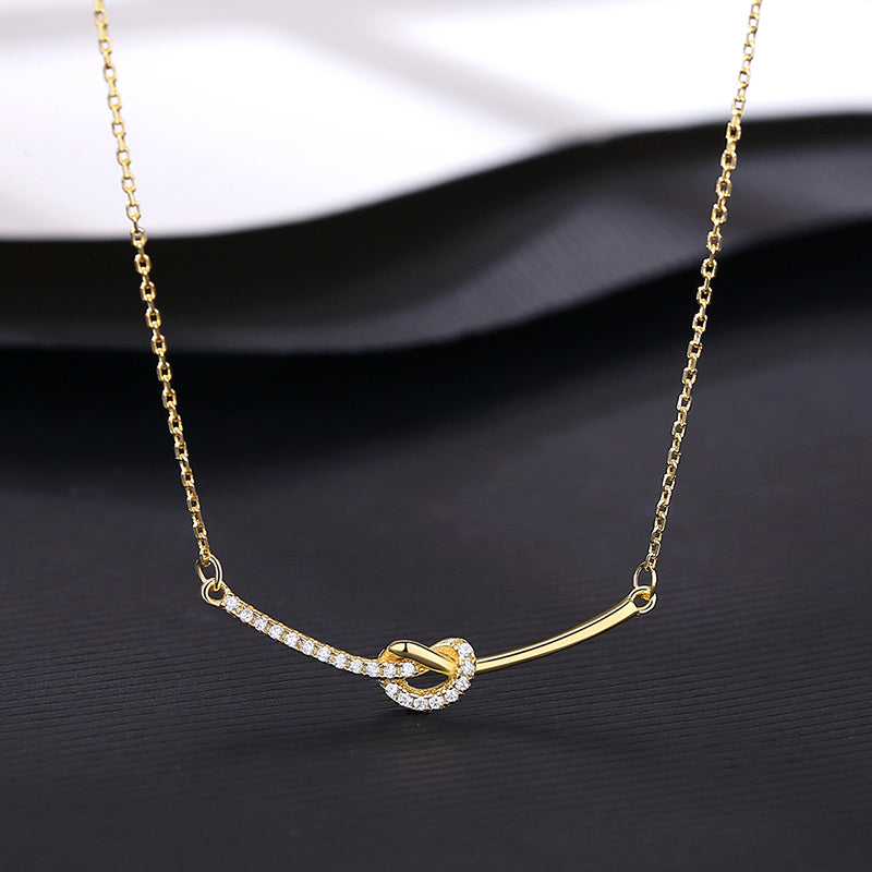 14K Infinity Knot Necklace