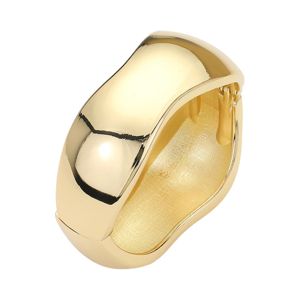 Chunky Geometric Bangle Bracelet