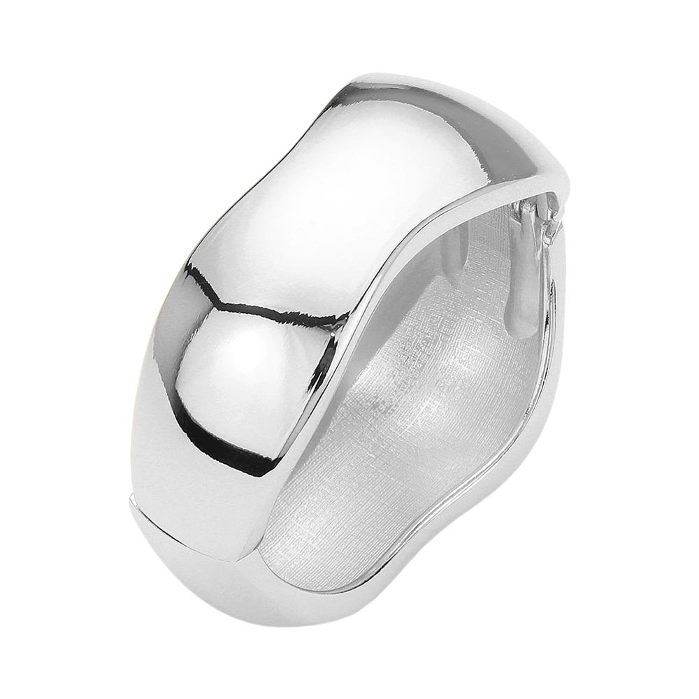 Chunky Geometric Bangle Bracelet