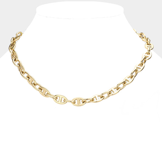 18k Gold Plated Stainless Steel Handmade Necklace