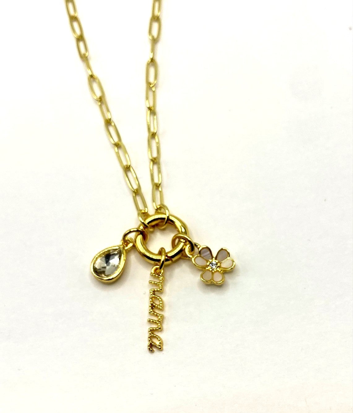 18k Mama Charm Necklace